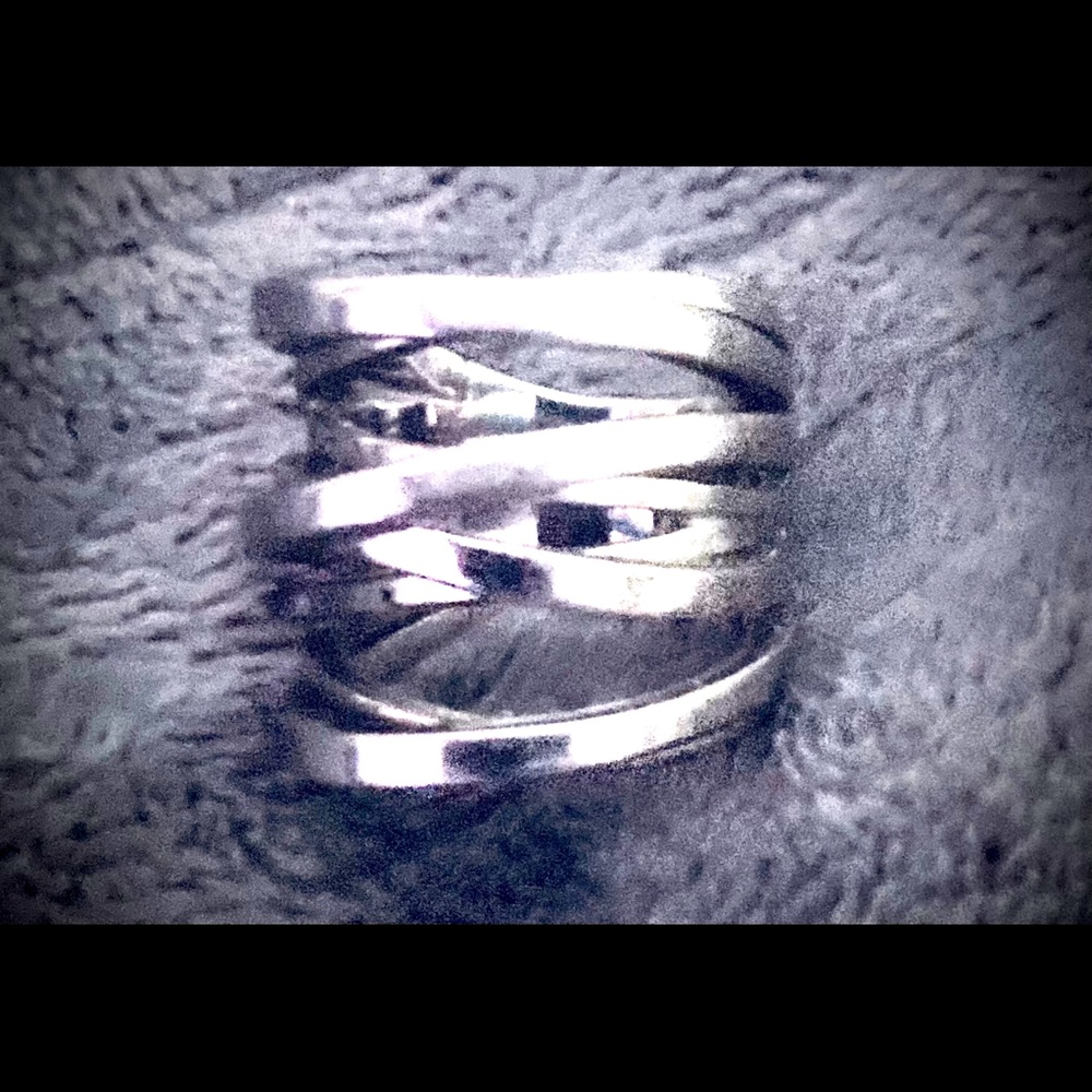 Michael Kors silver ring size 6